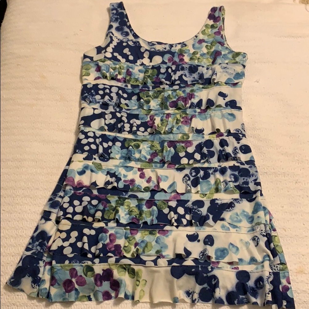 Ruffle Shift Dress